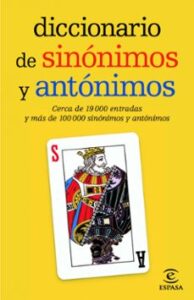 Diccionario De Sinonimos Y Antonimos